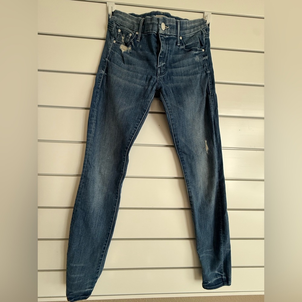 MOTHER Women's Skinny Jeans - Blue